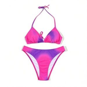 Vibrant Pink and Purple Bikini small NWT